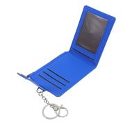 Tofficu Anneau De Touche du Support De Carte Protecteur D'insigne Titulaire De La Carte pour Les Femmes Petit Porte-Carte De Crédit Porte-Cartes De Visite Porte-Badge Blue Unité Centrale