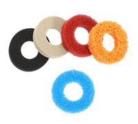 Tofficu Anneaux Tampon De Précision Pour Joystick De Manette Console De Jeu, Accessoires De Jeu Multifonctions, 5 Pièces Couleurs Variées - Protection Joystick, Haute Élasticité, Usage Gaming Amélioré