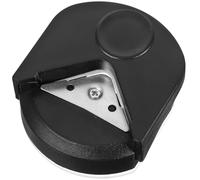 Tofficu Arrondisseur d'Angles R4 pour Papier, Photos et Cartes - Emporte-Pièce Noir 4 MM, Outil de Découpe Précis pour Scrapbooking, Cartes de Visite et Films Plastifiés