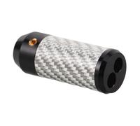 Tofficu Audio Cable Splitter for Speakers Carbon Fiber Signal Splitter Ring for Home Theater and Professional Audio Systems