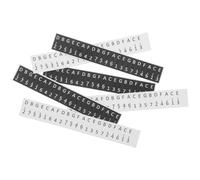 Tofficu Autocollants Kalimba Identification Précise des Notes en Papier 6pcs pour Débutants Support Théorie Musicale, pour Pratique Piano à Pouce en Auto-apprentissage