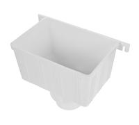 Tofficu Avant-toit eau de pluie PVC tuyau de drainage accessoires tuyau d'égout entonnoir eau seau de pluie tuyau pvc bouillettes baril de récupération d'eau de pluie inverseur de pluie