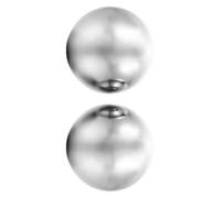 Tofficu Balles de Massage en Acier Inoxydable 70 Mm, 1 Paire de Balles de Baoding Solides pour Thérapie Manuelle, Relaxation Musculaire et Exercices des Mains, Boules Thérapeutiques