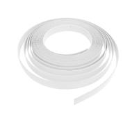 Tofficu Bande de Chant Haute Résistance Adhésif Thermofusible en Pvc Blanc 2cm X 10m Surface Lisse, Ruban Autocollant pour Meubles et Bordures