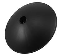 Tofficu Base Pivotante en Plastique Noir 400 Mm pour Fauteuil de Barbier, Châssis Rond Trou Central de 5 Cm, Compatible Multi-usages pour Salons et Bars