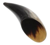 Tofficu Bâton de Massage en Corne de Bœuf Grosse Taille, Outil de Massage à Grattage pour Visage, Masseur Facial Solide, Surface Lisse Non Irritante, Couleur Aléatoire,