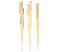 Tofficu Bâtonnets de Nettoyage Oreilles en Toute Sécurité en Corne de Mouton 3 Pièces Poignée Ergonomique et Facile à Nettoyer pour Retirer le Cérumen