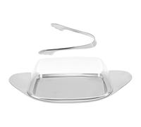 Tofficu Beurrier en Acier Inoxydable Multifonction Pince, Plateau à Beurre et Assiette de Présentation pour Fromages et Desserts, Cuisine, Restaurant et Buffet, Accessoire de Service