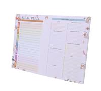 Tofficu Bloc-notes Magnétique B5 pour Planification des Repas Hebdomadaire, 52 Feuilles, Tableau Magnétique pour Menus sur Réfrigérateur, Calendrier Organisation la Cuisine, Liste