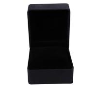 Tofficu Boîte à Montre en Cuir PU Noir, Coffret de Présentation Élégant avec Coussin Détachable, Rangement pour Montre et Bijoux, Table de Toilette ou Boutique