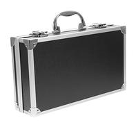 Tofficu Boîte à Outils Portable en Alliage D'aluminium 29x16x7 Cm, Boîte à Cosmétiques Et Trousse à Remède Multifonction, Grosse Capacité, Usage Voyage Et Domicile, Mallette De Transport Résistante