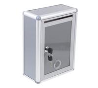 Tofficu Boîte à Suggestions Verrouillable Conteneur de Rangement pour Courrier avec Serrure Étanche et Robuste pour Bureau École et Collecte
