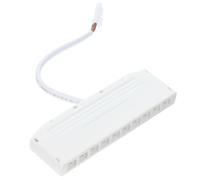 Tofficu Boîte de Jonction Électrique LED 10 Trous en Plastique Étanche pour Éclairage D'armoire et Penderie, Accessoire de Connexion Lumineux, Usage Domestique
