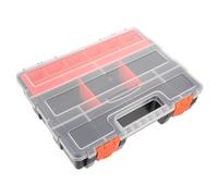 Tofficu Boîte de Rangement Atelier Compacte Plastique Durable Organisateur à Compartiments pour Vis Boulons et Petits Outils Boîte Portable pour Accessoires de Réparation