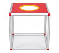Tofficu Boîtes De Tombola Transparentes Urne Multifonctionnelle Boîte De Jeu De Boule De Tombola Carrée pour Réunions d'affaires Événements De Collecte De Fonds (25 Cm)