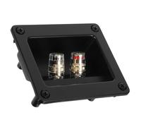 Tofficu Boîtier de Jonction Haut-Parleur Voies avec à Vis Accessoire Audio Stable et Facile à Installer Compatible avec Divers Équipements Sonores