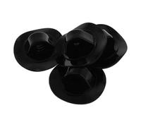 Tofficu Boucles de Corde PVC Noir pour Bateau Gonflable et Château Gonflable, Installation Facile, Lot de 4 Pièces pour Activités Extérieures Polyvalentes