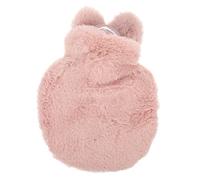 Tofficu Bouillotte Chauffe-Mains Lapin Ours Portable Pochette d'Eau Chaude Amovible en PVC Rose 300Ml Réutilisable pour Articulaires et Menstruelles Accessoire d'Hiver pour Maison et Extérieur