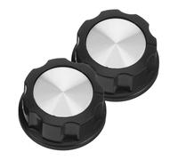 Tofficu Bouton De Commutation Pour Four Autocuiseur Et Friteuse à Air Lot De 2 Minuterie Rotative En Acier Inoxydable Bouton De Contrôle Pour Barbecue Cuisson Au Four Camping La Cuisine