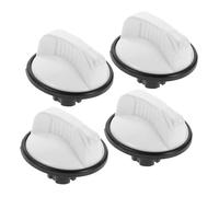 Tofficu Boutons De Commande Universels Pour Lave-linge En Plastique Blanc Compatible Laveuse Semi-automatique Remplacement Minuterie Ensemble De 4 Pièces Pour Usage Domestique