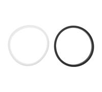 Tofficu Bracelets de Sport en Silicone pour Hommes et Athlètes, Lot de 2pcs Noir et Blanc, Construction Élastique Facile à Nettoyer, Style Minimaliste pour Mouvements