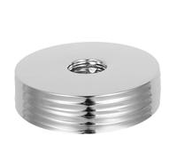 Tofficu Bride de Garniture de Robinet 4 Pièces en Acier Inoxydable, Rosace Décorative pour Plaque D'écusson 22mm, Couverture de Métallique pour Salle de Bain, Lot de 6 Pièces,