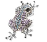 Tofficu Broche Grenouille en Alliage de Zinc Résistante la Décoloration et Qui Ne Déchire Pas les Vêtements, Accessoire Unique pour Chapeaux et Paquet