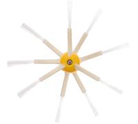 Tofficu Brosse Latérale Triangulaire de Rechange pour Robot Aspirateur, Pièces Détachées pour Aspirateur Robot, Compatible 500/600/700, Facile à Installer et à Retirer, 3 Pièces