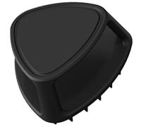 Tofficu Brosse Nettoyante Portable en Silicone pour Barbe et Cheveux Noire, Gommage Exfoliant pour Cuir Chevelu Visage en Voyage