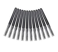 Tofficu Brosses à Sourcils Multi-fonctionnelles Portables en Nylon Lot de 20 avec Couvercles Mini Taille pour Maquillage des Yeux pour Voyage