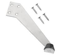 Tofficu Butée de Porte en Acier Inoxydable 90° Petite Taille Butoir de Porte Robuste Antidérapante pour Chambre Bureau Usage Domestique