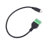 Tofficu Câble Extension USB-c à Borne à Vis Broches sans Soudure Adaptateur Type-c pour Charge et Données Compatible Ordinateurs et Appareils USB-c