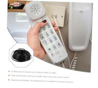 Tofficu Câble Rallonge Téléphone PC Noir Ligne Téléphonique Extension pour Bureau Modem Fax Compatible Doubleur et Prise Téléphone Fixe