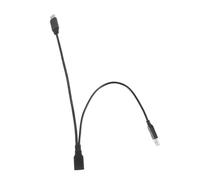 Tofficu Câble USB Y Splitter Mâles Rallonge pour Dur Mobile Connecteur de Charge de Données Accessoire Pratique pour Ordinateur