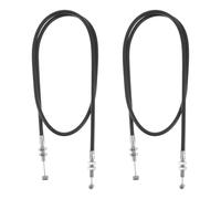 Tofficu Câbles de Traction Robustes 2pcs 85 CM pour fauteuils inclinables de Salon, Accessoires en Acier et Plastique pour réglage Fluide dans Salons de Coiffure