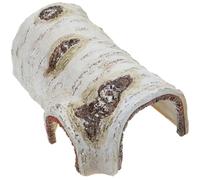 Tofficu Cachette pour Reptiles Résine Naturelle Abri Multi-Usage pour Lézards Tortues et Hamsters Maison de Repli Réaliste pour Petits Animaux