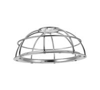 Tofficu Cadre D'abat-jour en Fil de Fer Anti-, Protection D'ampoule pour Lampe Suspendue, Abat-jour de Plafonnier en Métal, Cage de Protection Résistante, 1 Pièce, Usage Intérieur
