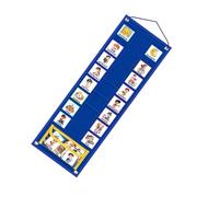 Tofficu Calendrier Éducatif Garçon Fille avec Cartes Organiseur Mural pour Routines Apprentissage et Matériel Pédagogique pour Maternelle et École à