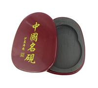 Tofficu Calligraphy Inkstone With Cover Durable Practical Chinese Ink Stone For Students And Painting Lovers