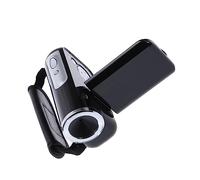 Tofficu Caméscope Numérique Interpolé avec Zoom Mini Dv Portable Écran LCD Prise Charge TV et PC sans Batterie Noir