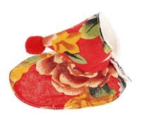 Tofficu Cape D’Hiver pour Perroquet Rouge Grosse Fleur du Nord M, Vêtement Chaud et Réutilisable pour Oiseaux, Accessoire Protecteur Le Vent, Costume Décoratif pour Fête et Sorties