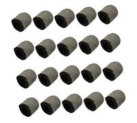 Tofficu Capuchons De Stylet à Fibre Conductrice, Pointes De Stylet Capacitives, Accessoires pour Crayon Tactile, Ensemble De 20 Pièces, Compatible Écrans Tactiles, Couleur Argentée