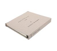 Tofficu Carnet De Billets Gris Pour Collectionneur, Album à Feuilles Mobiles Multifonction, Rangement Solide Pour Billets De Cinéma, Train Et Avions, Usage Personnel Et Professionnel