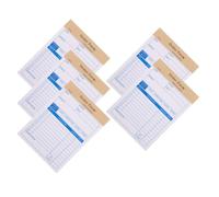 Tofficu Carnet de Bons de Commande sans Bavures 5 Pièces en 2 Parties Papier Automatique Facilitant les Transactions Quotidiennes pour Bureaux et Papeteries