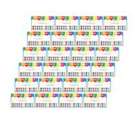 Tofficu Cartes de Récompense à Perforer pour Élèves - Lot de 50 Cartes en Papier Motifs Dessin Animé - Outils Pédagogiques Pratiques pour Encouragement Scolaire et Motivation en Classe