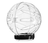 Tofficu Casque Anti-Morsure pour Chat Transparent Petit, Capot Rond Respirant en Plastique Solide, Protection Convalescence pour Toilettage et Soins à Domicile, Collerette Légère et