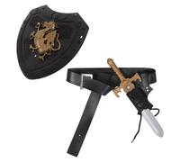 Tofficu Ceinture Chevalier Médiévale en Plastique Léger avec Design Robuste, pour Fêtes Festives et Reconstitutions Historiques