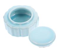 Tofficu Céramique Mini Bocal de Rangement Rétro Décoratif 15ml | Style Chic et Délicat, Usage sur Bureau, Stockage du Thé, Effet Décoratif pour Moments Mémorables