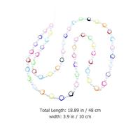 Tofficu Chaîne De Perles Pour Téléphone Portable Femme, Cordon Coloré Amovible, Perles Acryliques Décoratives, Style Printemps-été, Longueur Standard, Accessoire Anniversaire, Multicolore