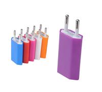 Tofficu Chargeur USB 5v 1a Portable pour Téléphone Mobile Chargeur USB Multiport Adapté à Voyage Matériau Plastique Conception Compacte Tension Ac220-240v Couleur Aléatoire